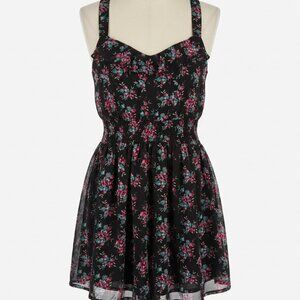 Express Top Y2K Medium Cottagecore Fairycore Boho Floral Print Tank